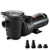 Swimming Pool Pump 2.0HP 115V 1500W, Single Speed Pumps for Above Ground Pool, Strainer Basket, 5400 GPH Max. Flow, ETL Certification